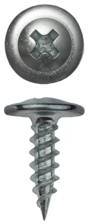 Саморезы ЗУБР с прессшайбой по листовому металлу до 0,9мм, PH2, 4,2х16мм, ТФ6, 18шт 4-300196-42-016 купить в Кургане