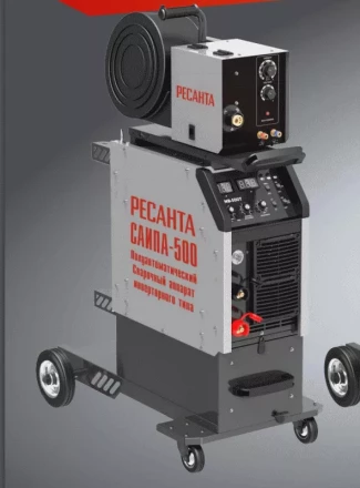 Полуавтоматический сварочный аппарат инверторный Ресанта САИПА-500 купить в Кургане