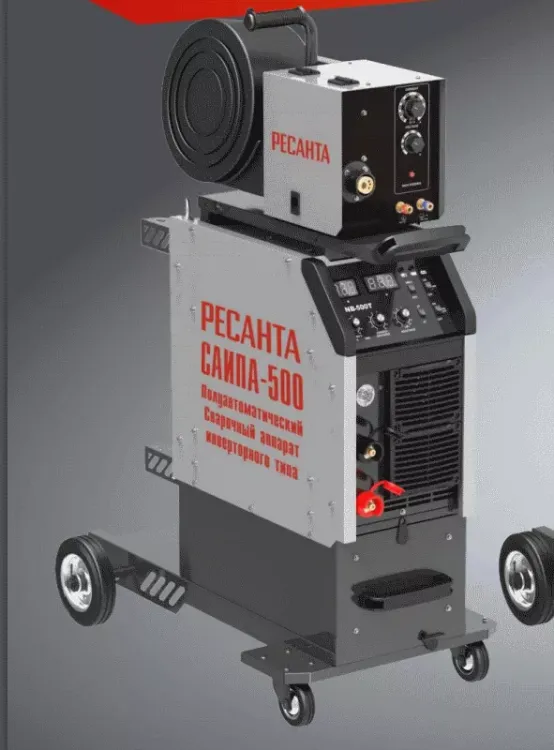 Полуавтоматический сварочный аппарат инверторный Ресанта САИПА-500 купить в Кургане
