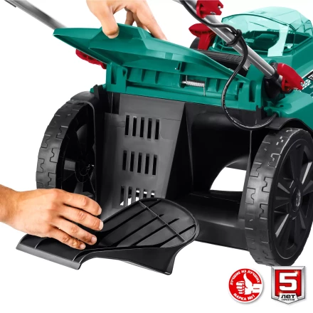 ЗУБР С1-18, 36 В, 37 см, без АКБ, бесщеточная газонокосилка (ГКЛ-3736) купить в Кургане