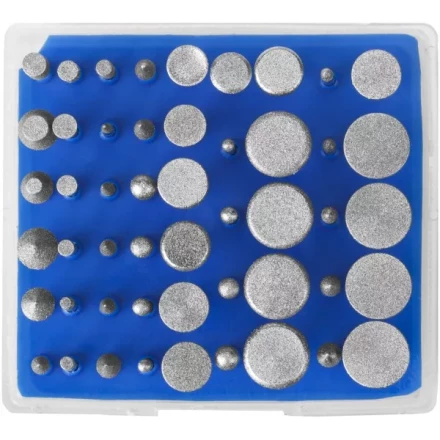 Набор ЗУБР &quot;ПРОФЕССИОНАЛ&quot;: Мини-насадки с алмазным напылением в пластиковом боксе, Р 180, хвостовик 3мм, 50 предметов 33383-H50 купить в Кургане