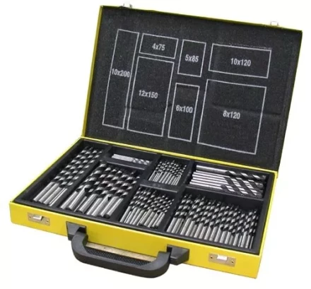 Набор сверл д/бет. 220шт в мет.чемодане 1/2 9372 купить в Кургане