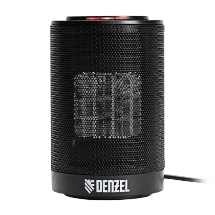 Тепловентилятор электрический керамический Denzel DTFC-1200, 3 режима, вентилятор, нагрев 600/1200 Вт 96418 купить в Кургане