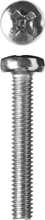 Винт ЗУБР &quot;МАСТЕР&quot; DIN 7985, класс прочности 4.8, оцинкованный, M4x20мм, 5кг 303150-04-020 купить в Кургане