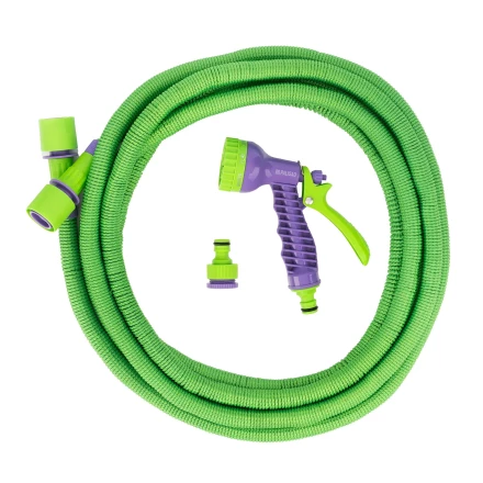 Набор поливочный Palisad 67692, шланг 10-30 м, пистолет 7 реж., с быстросъемным соединителем купить в Кургане