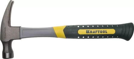 Молоток-гвоздодер RIP 450 г с фиберглассовой рукояткой, KRAFTOOL 20281-450 20281-450 купить в Кургане