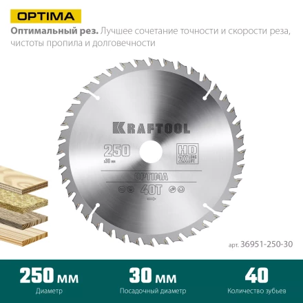 Диск пильный OPTIMA, повышенный ресурс 36951-250-30 купить в Кургане