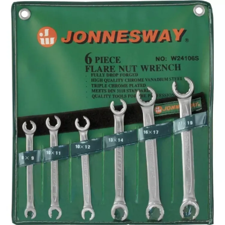 Набор ключей разрезных 8-19мм 6предметов  Jonnesway W24106S 47328 купить в Кургане