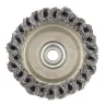 Щетка для УШМ Heavy Duty, 125 мм, М14, "чашка", крученая металлическая проволока  MATRIX 74674 купить в Кургане