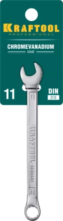 Ключи комбинированные KRAFTOOL, Cr-V, DIN 3113 27079-11 купить в Кургане