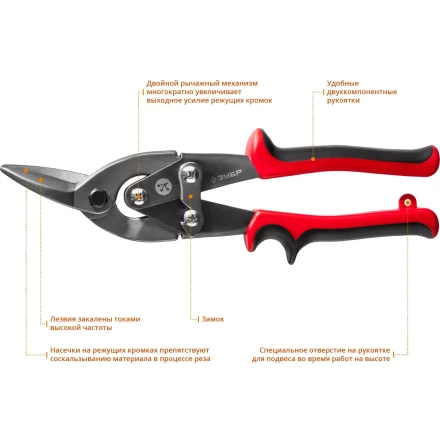 Ножницы по металлу двухрычажные серия МАСТЕР купить в Кургане