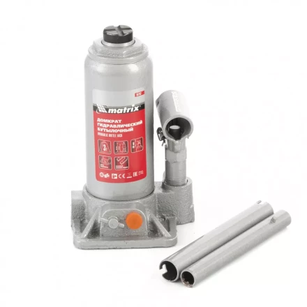 Домкрат гидравлический бутылочный 3 т h подъема 178-343 мм Matrix 50762 купить в Кургане
