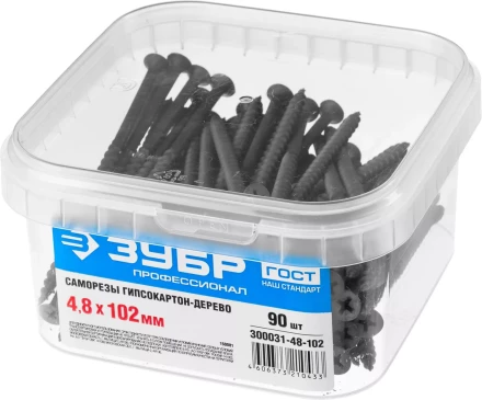 Саморезы ЗУБР СГД 16 х 3.5 мм фосфатированное покрытие 1000 шт Профессионал 300031-35-016 купить в Кургане