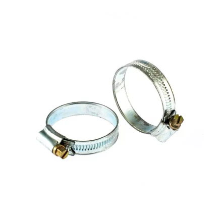 Хомуты металлические червячные 35-51 мм ширина 12 мм английский тип W1 2 шт Сибртех 47669 купить в Кургане