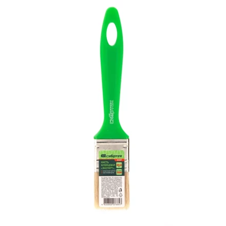 Кисть флейцевая &quot;Эксперт&quot;, 35 x 8, натуральная щетина, пластиковая ручка Сибртех 83307 купить в Кургане