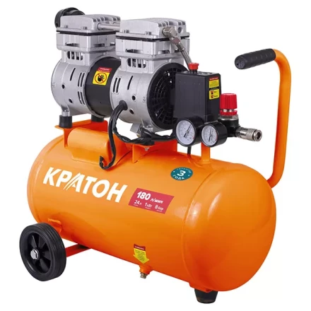 Компрессор безмасляный поршневой прямой привод Кратон AC-180-24-OFS 3 01 01 052 купить в Кургане