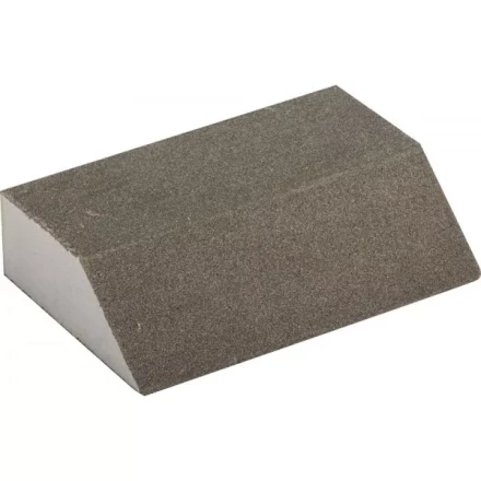 Губка шлифовальная ЗУБР &quot;МАСТЕР&quot; четырехсторонняя угловая, средняя жесткость, Р180, 100х68х42х26мм 35613-180 купить в Кургане