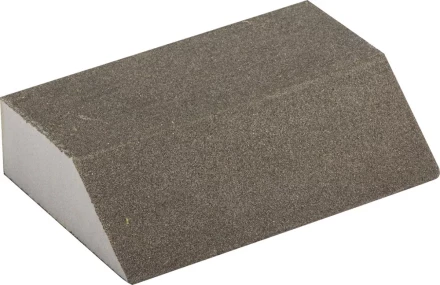 Губка шлифовальная ЗУБР &quot;МАСТЕР&quot; четырехсторонняя угловая, средняя жесткость, Р180, 100х68х42х26мм 35613-180 купить в Кургане