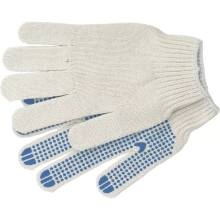 Перчатки хб  ПВХ Точка 43г 10кл 10пар 67792 купить в Кургане