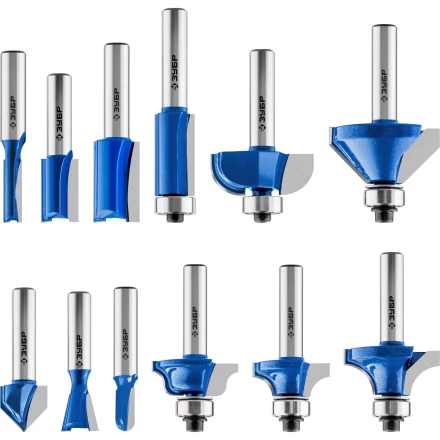 ЗУБР 12 шт, набор профильных фрез по дереву, Профессионал (28796-H12) купить в Кургане