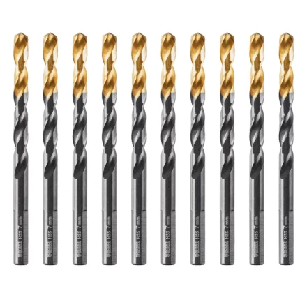 Сверло по металлу, 7 мм, HSS-Tin, Golden Tip, 10 шт. Denzel 717217 купить в Кургане