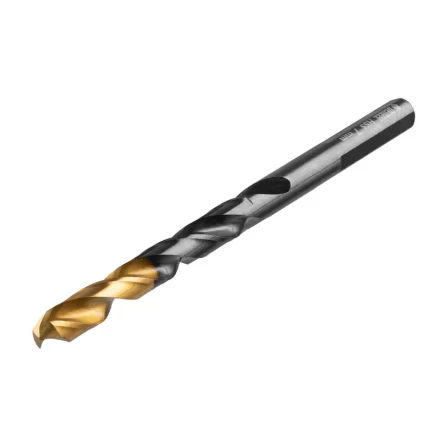 Сверло по металлу, 7 мм, HSS-Tin, Golden Tip, 10 шт. Denzel 717217 купить в Кургане