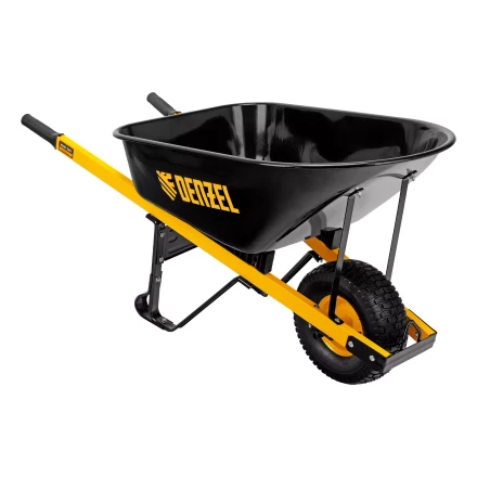 Тачка садово-строительная усиленная DENZEL 68999 одноколесная купить в Кургане