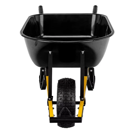 Тачка садово-строительная усиленная DENZEL 68999 одноколесная купить в Кургане