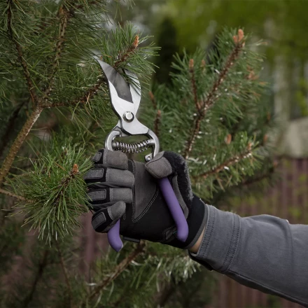 Секатор прямого реза Palisad, 255 мм, цельнокованый, металлические обрезиненные рукоятки, 60467 купить в Кургане