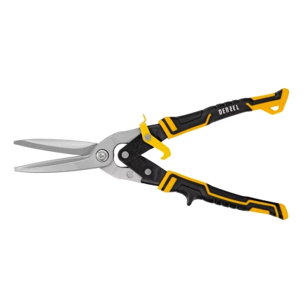 Ножницы по металлу, 315 мм Denzel 78373, прямой проходной рез, сталь-CrMo, трехкомпонентные рукоятки купить в Кургане