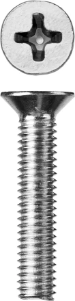 Винт ЗУБР &quot;МАСТЕР&quot; DIN 965, класс прочности 4.8, оцинкованный, M6x35мм, 5кг 303110-06-035 купить в Кургане