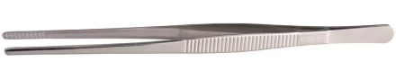 Пинцет ЗУБР д/электроники и точной механики, нерж. сталь, антимагнит, прямой, закругленные губки, 250мм 22211-1-250 купить в Кургане