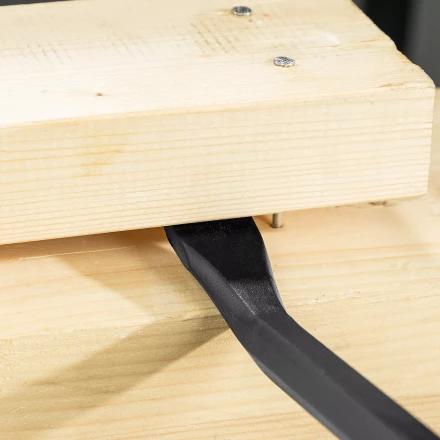 Лом-гвоздодер, Denzel 450 мм, шестигранный 16 мм, окрашенный, сталь 65, 25202 купить в Кургане