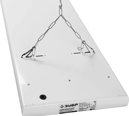 Обогреватель ЗУБР &quot;МАСТЕР&quot; инфракрасный, рифлёная панель, потолочный, закрытого типа, ТЭН, 2,0кВт, 3,0 м, 220В ИКО-К3-2000 купить в Кургане