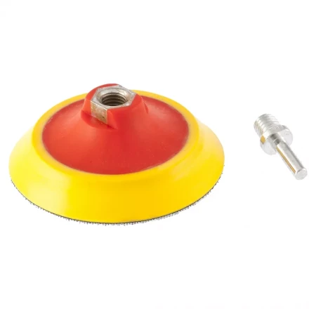 Насадка для дрели и УШМ с липучкой 115 мм мягкая MATRIX артикул 76211 купить в Кургане