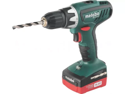 Дрель-шуруповерт аккумуляторный Metabo BS 14,4 Li в кейсе патрон до 10 мм купить в Кургане