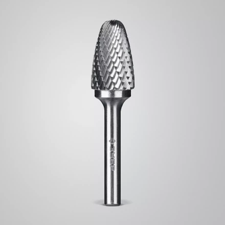 Зубр Твердосплавная борфреза F - парабола с закругленным углом, 16 х 25 мм, радиус 4.0 мм (28805-16-25) купить в Кургане