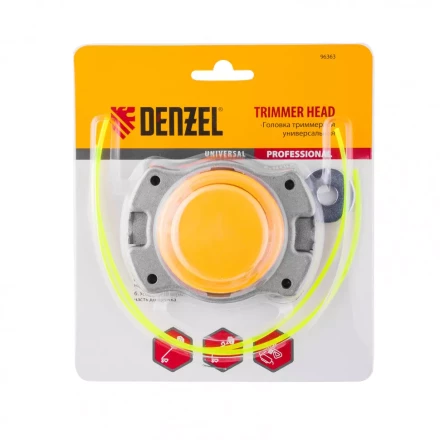 Головка триммерная универсальная алюминий шайба 8-10 мм Denzel 96363 купить в Кургане