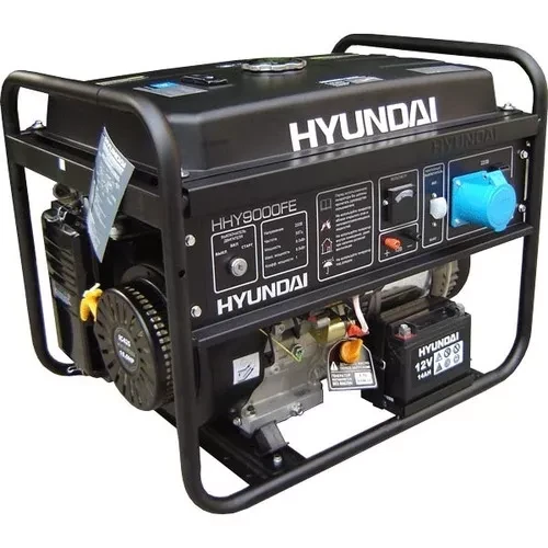 Бензогенератор Hyundai HHY 9000FЕ + колеса купить в Кургане