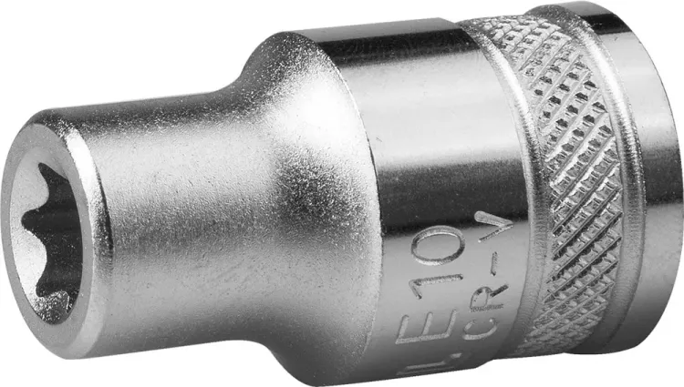 Торцовая головка KRAFTOOL "INDUSTRIE QUALITAT", Cr-V, внешний TORX, хромосатинированная, 1/2", Е 10 27810-10_z01 купить в Кургане