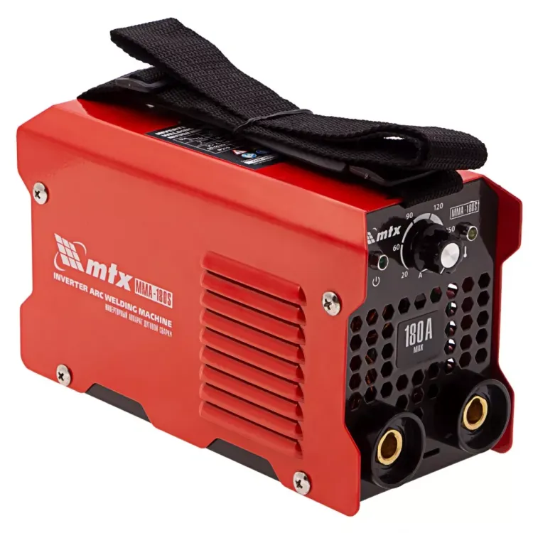 Инверторный аппарат дуговой сварки MTX 94390 MMA-180S, 180 А, ПВ60%, диаметр электрода 1,6-4 мм купить в Кургане