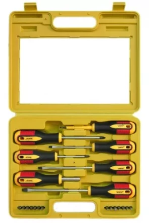 Набор отверток и вставок 21 предмет, кейс 19837 купить в Кургане