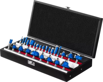 ЗУБР 26 шт, набор профильных фрез по дереву, Профессионал (28796-H26) купить в Кургане