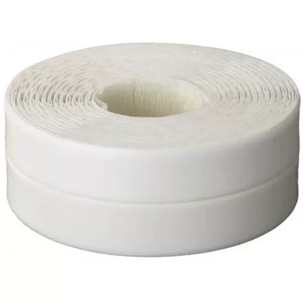 Лента бордюрная для ванн и раковин, STAYER Profi 12341-20-20, самоклеящаяся, профиль L, цвет белый, 20 х 20мм х 3,35м 12341-20-20 купить в Кургане