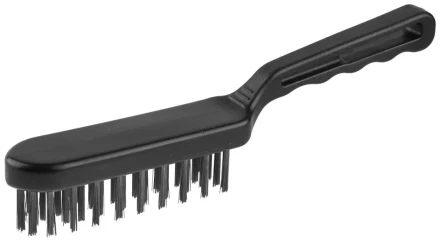 Щетка ЗУБР &quot;ЭКСПЕРТ&quot; проволочная стальная большая с пластмассовой ручкой, 4 ряда 35011-4_z01 купить в Кургане