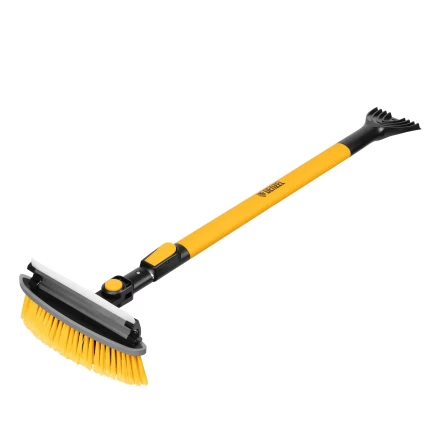 Щетка-сметка со скребком, телескоп, поворотная голова, водосгон 950-1320 мм Denzel 55327 купить в Кургане