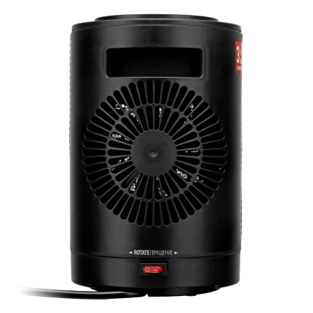 Тепловентилятор керамический Denzel DTFC-1200S, вращение, 3 реж., вент., нагрев 600/1200 Вт 96411 купить в Кургане