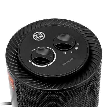 Тепловентилятор керамический Denzel DTFC-1200S, вращение, 3 реж., вент., нагрев 600/1200 Вт 96411 купить в Кургане