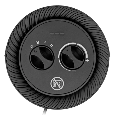 Тепловентилятор керамический Denzel DTFC-1200S, вращение, 3 реж., вент., нагрев 600/1200 Вт 96411 купить в Кургане