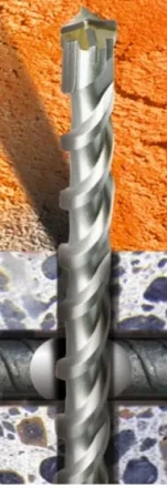 Бур  SDS-plus по бетону с арматурой AX  8х110мм  Кратон 1 02 05 004 купить в Кургане